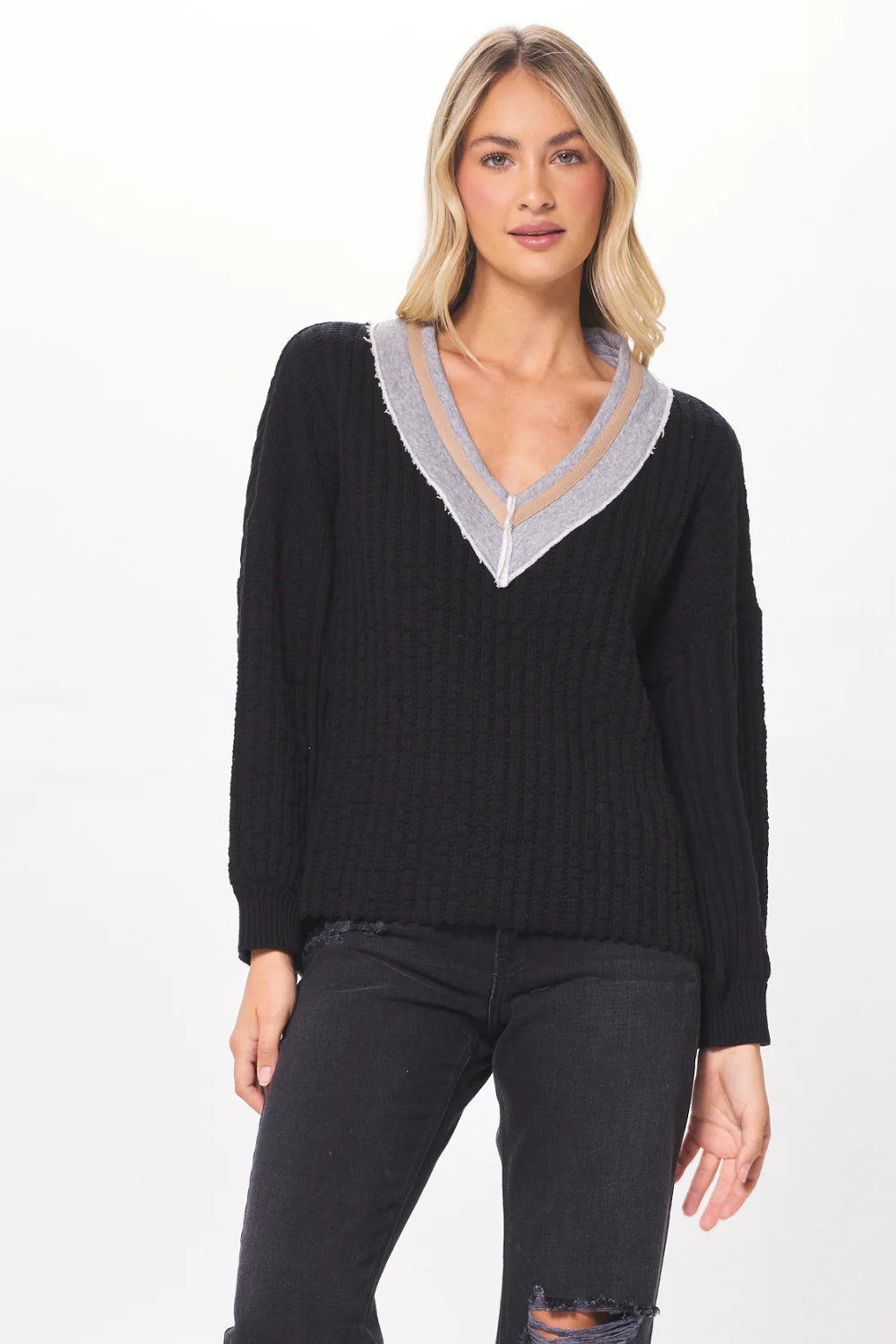 Black & Grey Sweater