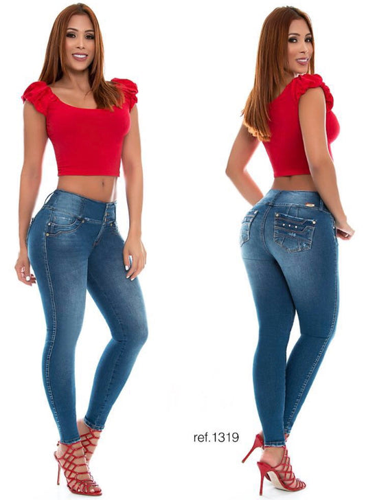 Ashley Colombian Dark blue skinny jeans