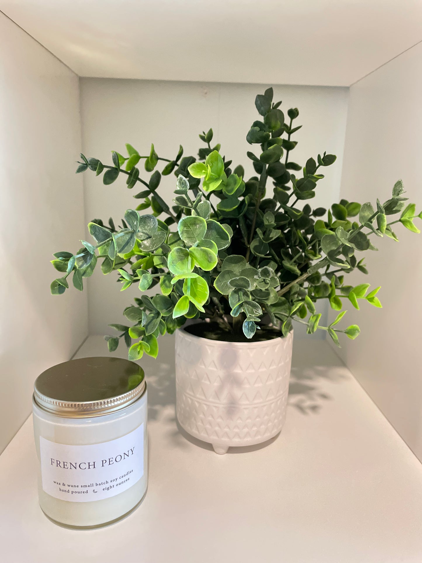 French Peony Modern Soy Candle