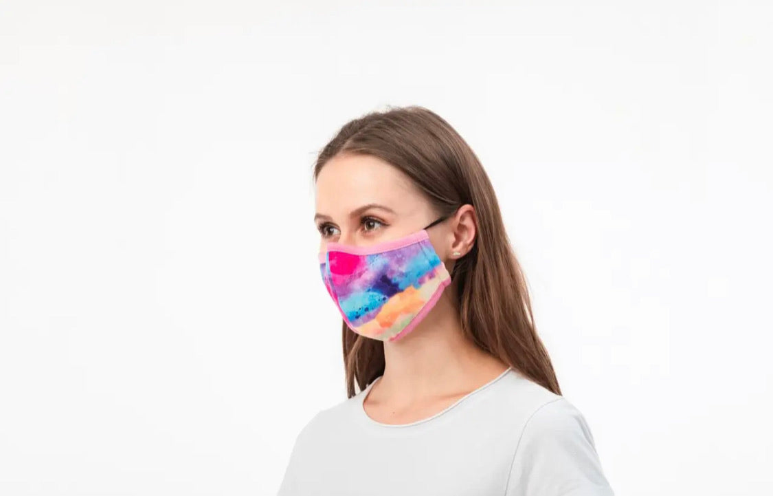 Fashion Cloth Face Mask-2PK Tie Dye 3