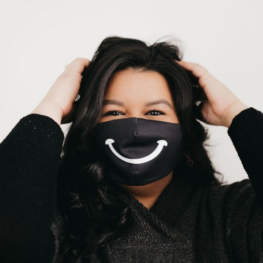 Smiley Double Layered Face Mask